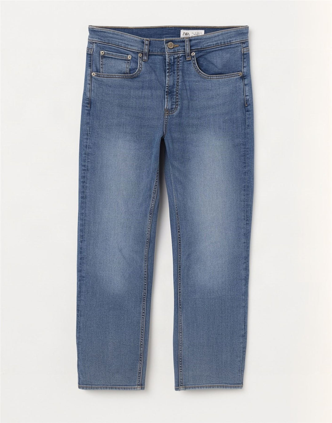 Женские прямые джинсы Zara EU 40 Medium W30 L27 синие