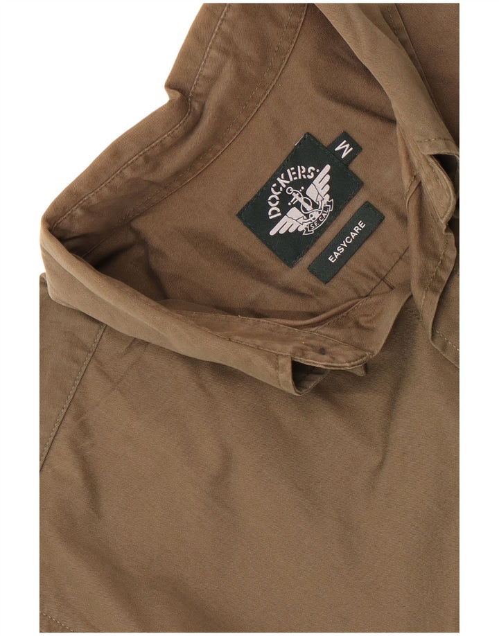 Мужская рубашка Dockers Easy Care среднего цвета хаки