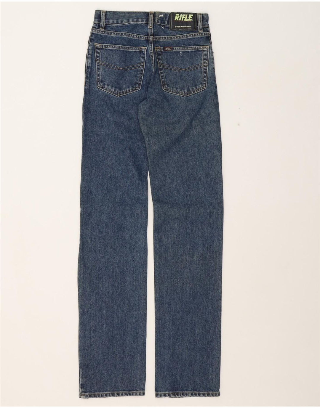 RIFLE Mens Slim Jeans W27 L34 Blue Cotton Vintage Rifle and Second-Hand Rifle from Messina Hembry 