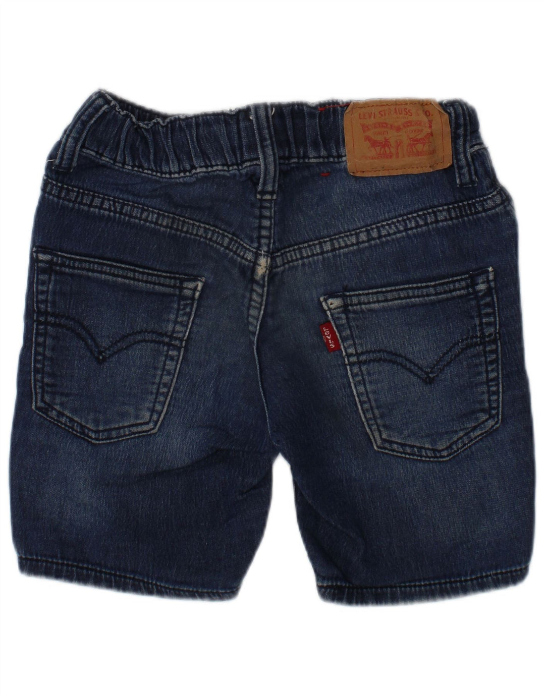 Джинсовые шорты LEVI'S для девочек 4–5 лет W22, синие, хлопок