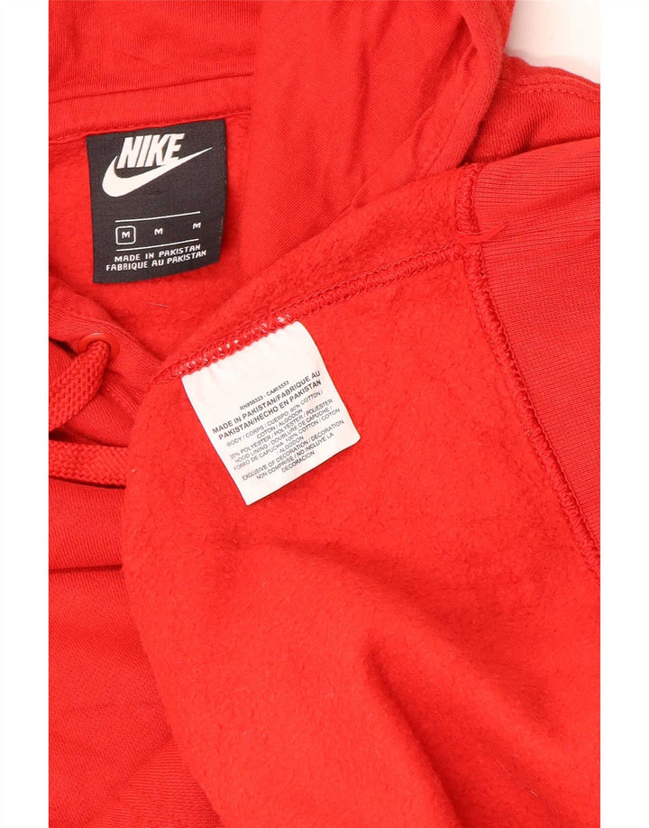 Мужской джемпер с капюшоном Nike, средний красный полиэстер