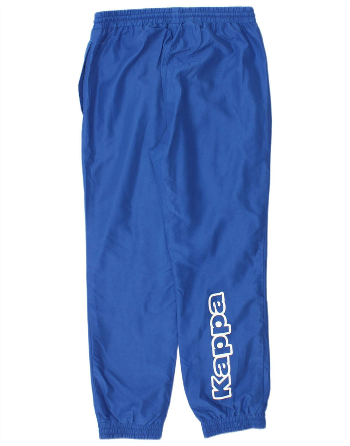 KAPPA Boys Graphic Tracksuit Trousers Joggers 13-14 Years  Blue Polyester