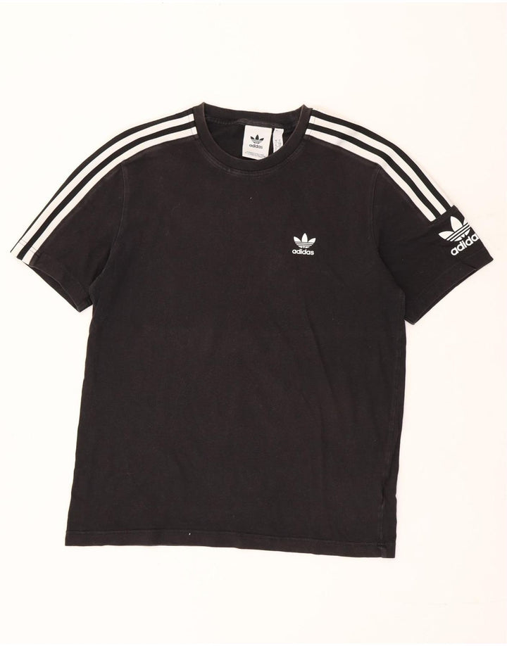 Мужская футболка ADIDAS, маленький черный хлопок