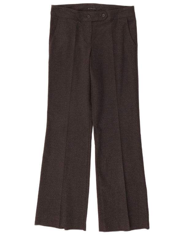 Женские костюмные брюки Sisley Bootcut IT 42 Medium W30 L32 Серые в крапинку