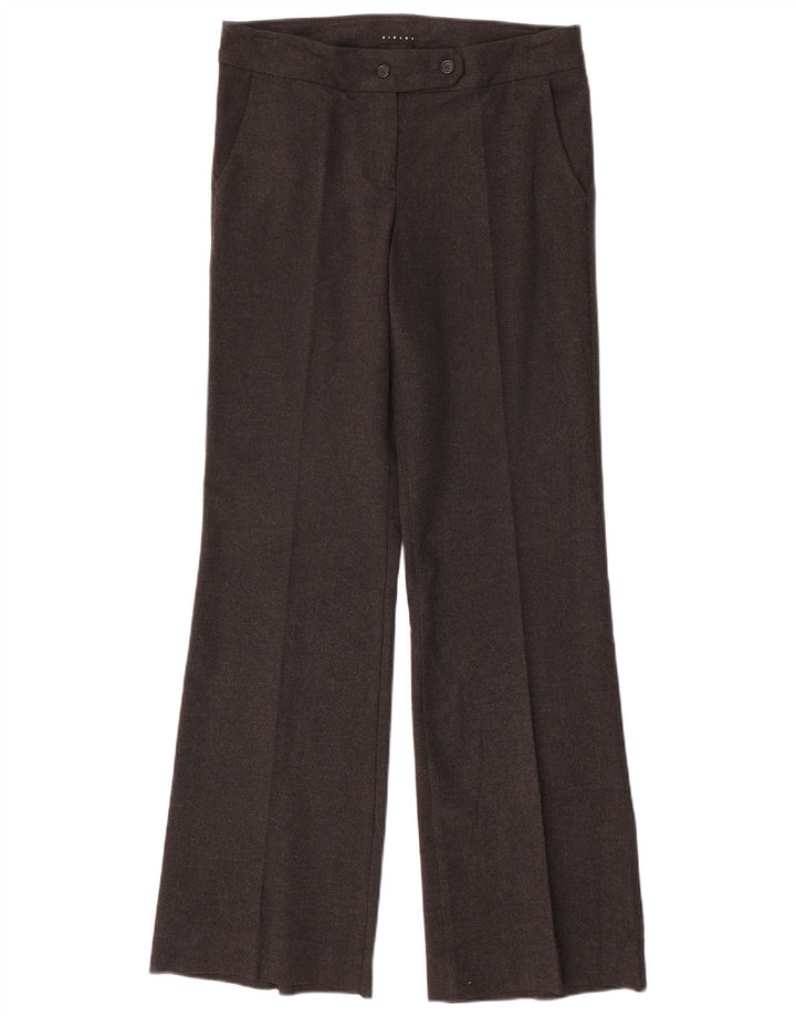 Женские костюмные брюки Sisley Bootcut IT 42 Medium W30 L32 Серые в крапинку