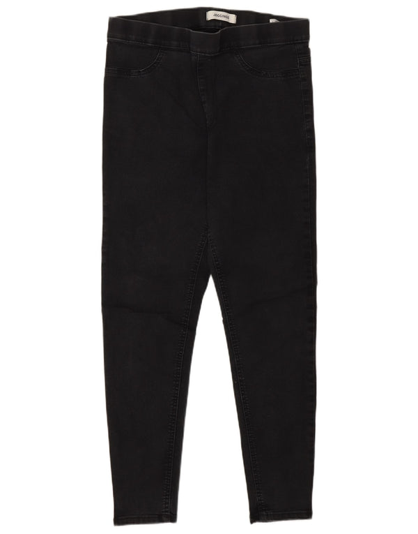 Женские джинсы джеггинсы Marks & Spencer UK 14, средние W28 L26, черные, хлопковые