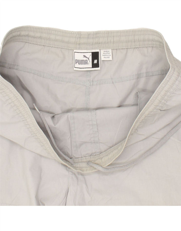 PUMA Mens Sport Shorts Medium Grey Polyester Vintage Puma and Second-Hand Puma from Messina Hembry 