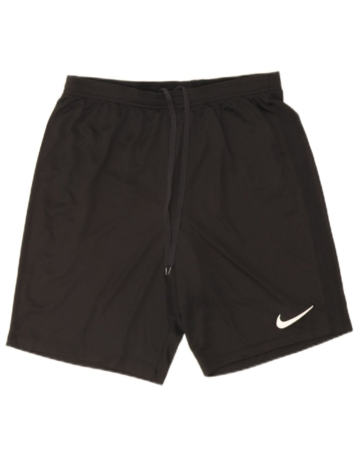 Мужские спортивные шорты Nike Dri Fit, большие черные, полиэстер