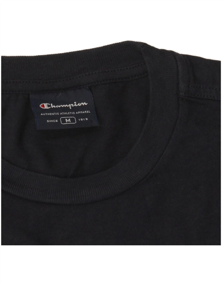 Женская футболка с рисунком Champion UK 14 Medium Navy Blue