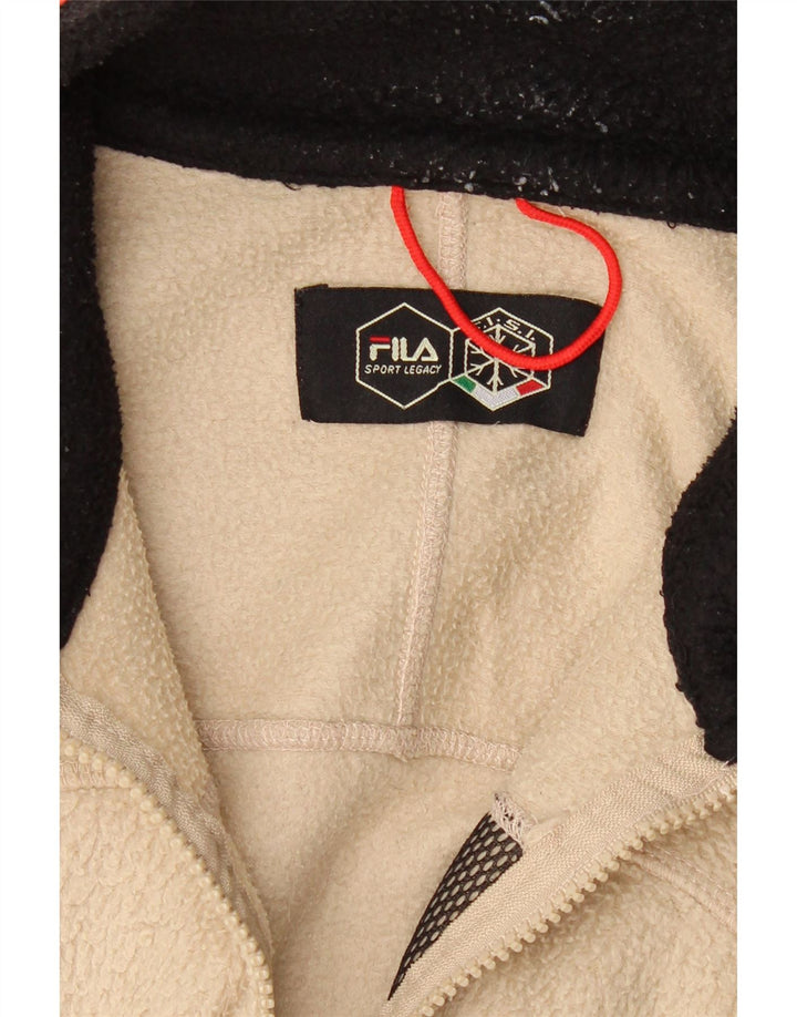 Мужская флисовая куртка FILA UK 38 Medium Beige Colourblock