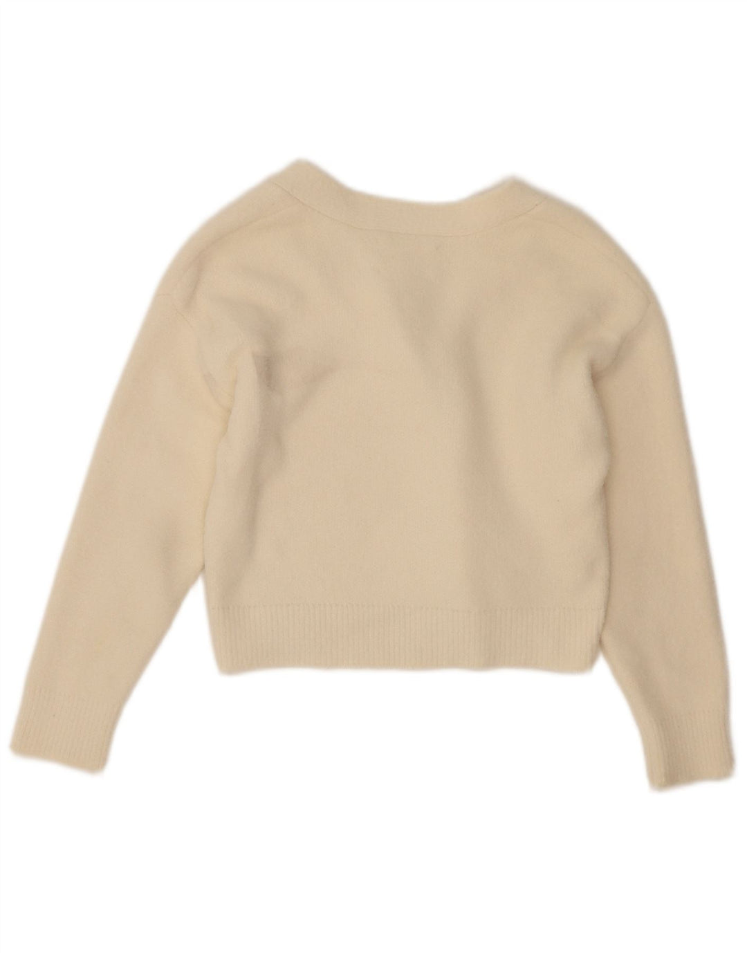Свитер-кардиган Zara для девочек 7-8 лет, белый