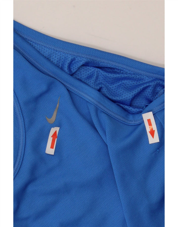 Женский жилет Nike Top UK 8, маленький синий, полиэстер
