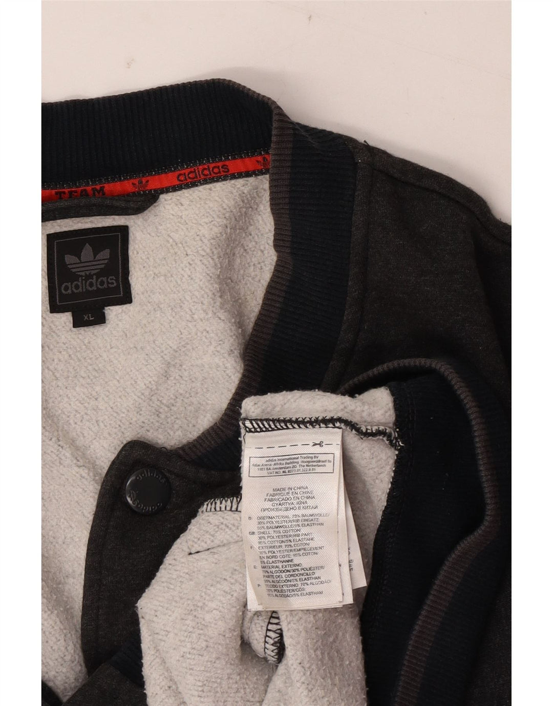 Мужской спортивный костюм Adidas Top Jacket XL Серый хлопок
