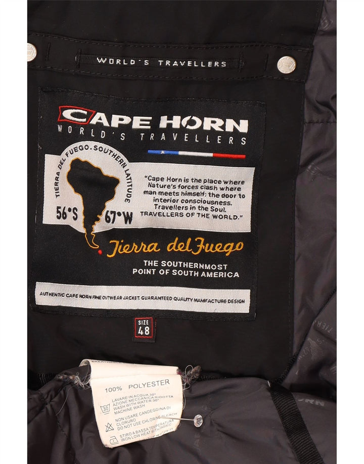 Мужская ветровка с капюшоном Cape Horn IT 48, средний черный полиэстер