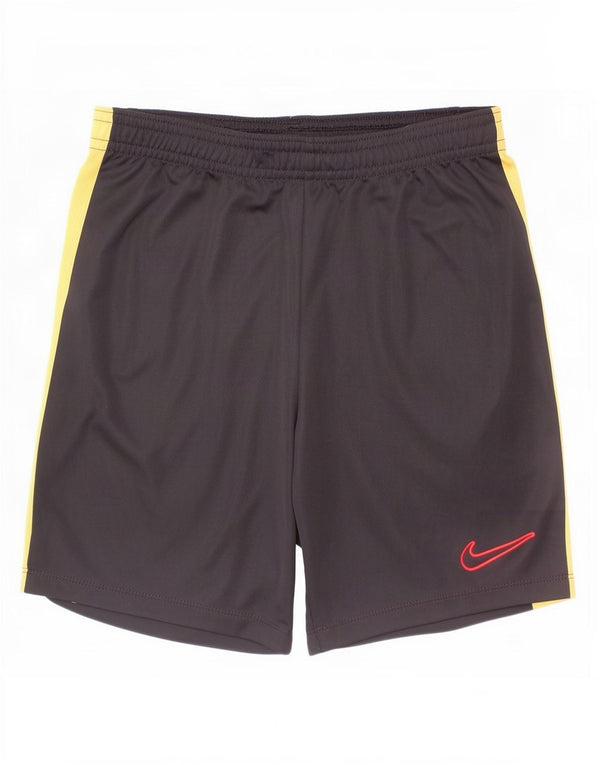 Спортивные шорты Nike Dri Fit для мальчиков 10–11 лет, средние черные цветные блоки