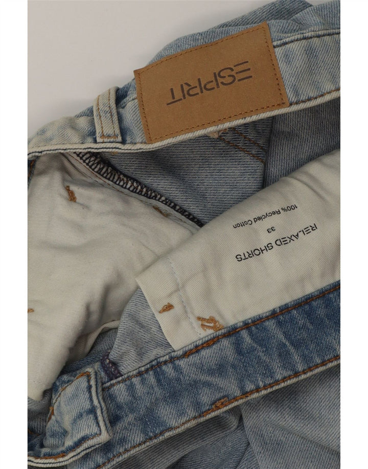 Мужские джинсовые шорты Esprit W33, средний синий хлопок