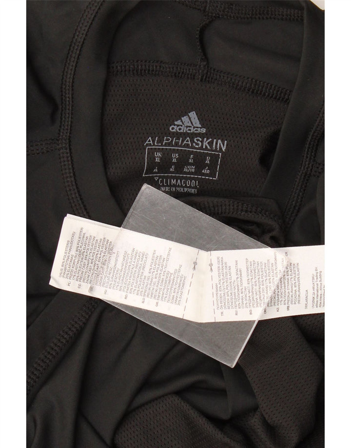 Женский топ Adidas Climacool с длинным рукавом UK 18 XL, черный полиэстер