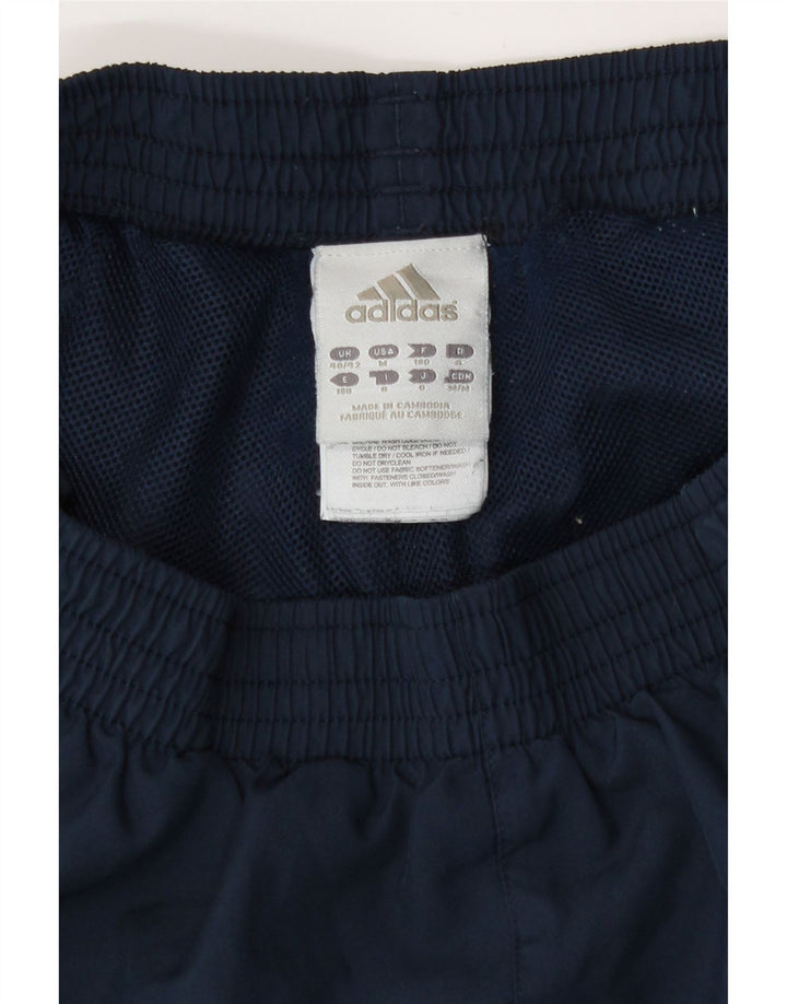 Мужские спортивные брюки Adidas UK 40/42, средний темно-синий полиэстер