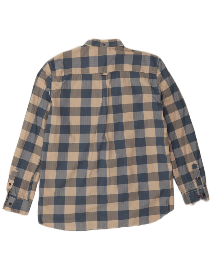 Рубашка Ben Sherman для мальчиков 14-15 лет, синяя клетка, хлопок