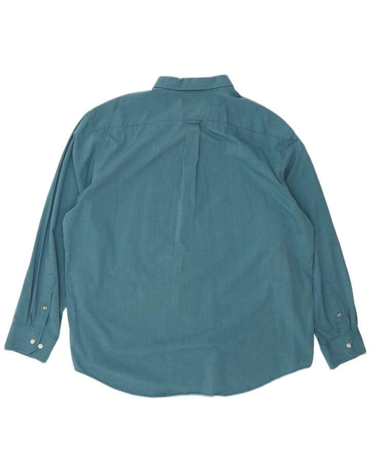 Рубашка мужская IZOD 2XL синяя, хлопок