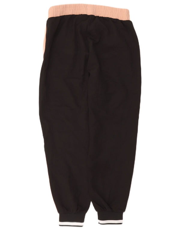 Женские спортивные брюки Zara Joggers UK 12, средние черные цветные блоки