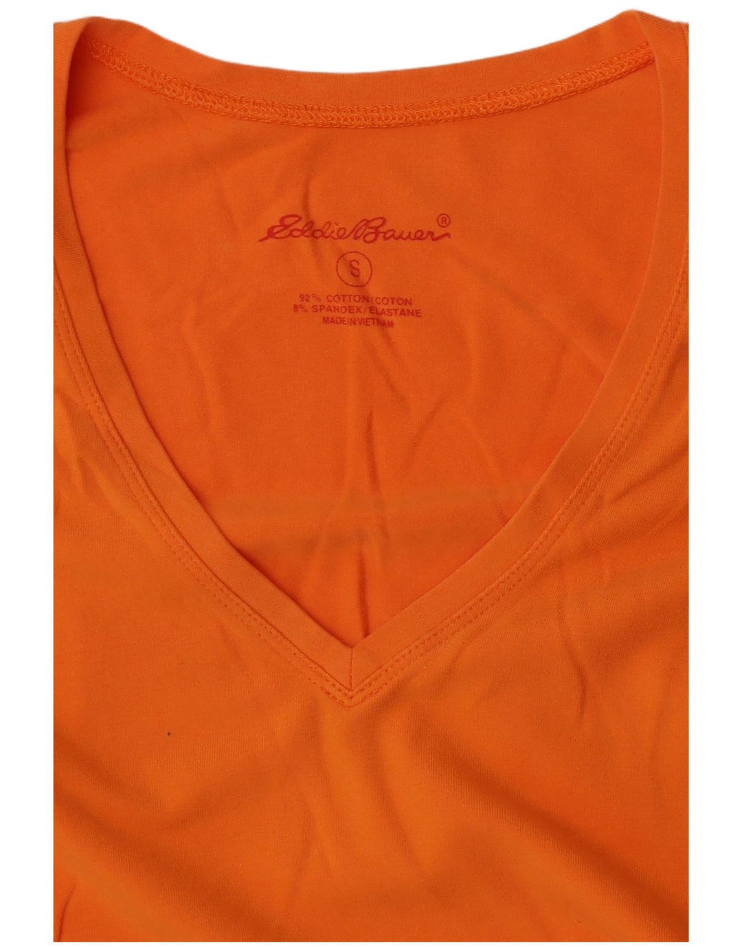 Женский жилет Eddie Bauer Top UK 10, маленький оранжевый хлопок