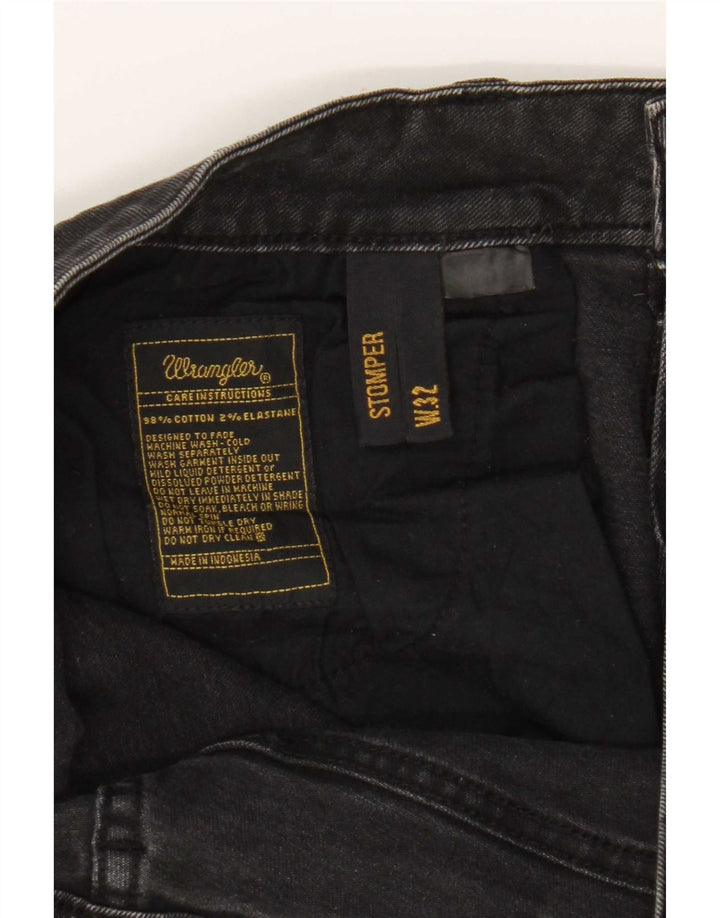 Мужские топы Wrangler Slim Jeans W32 L30, черные хлопковые