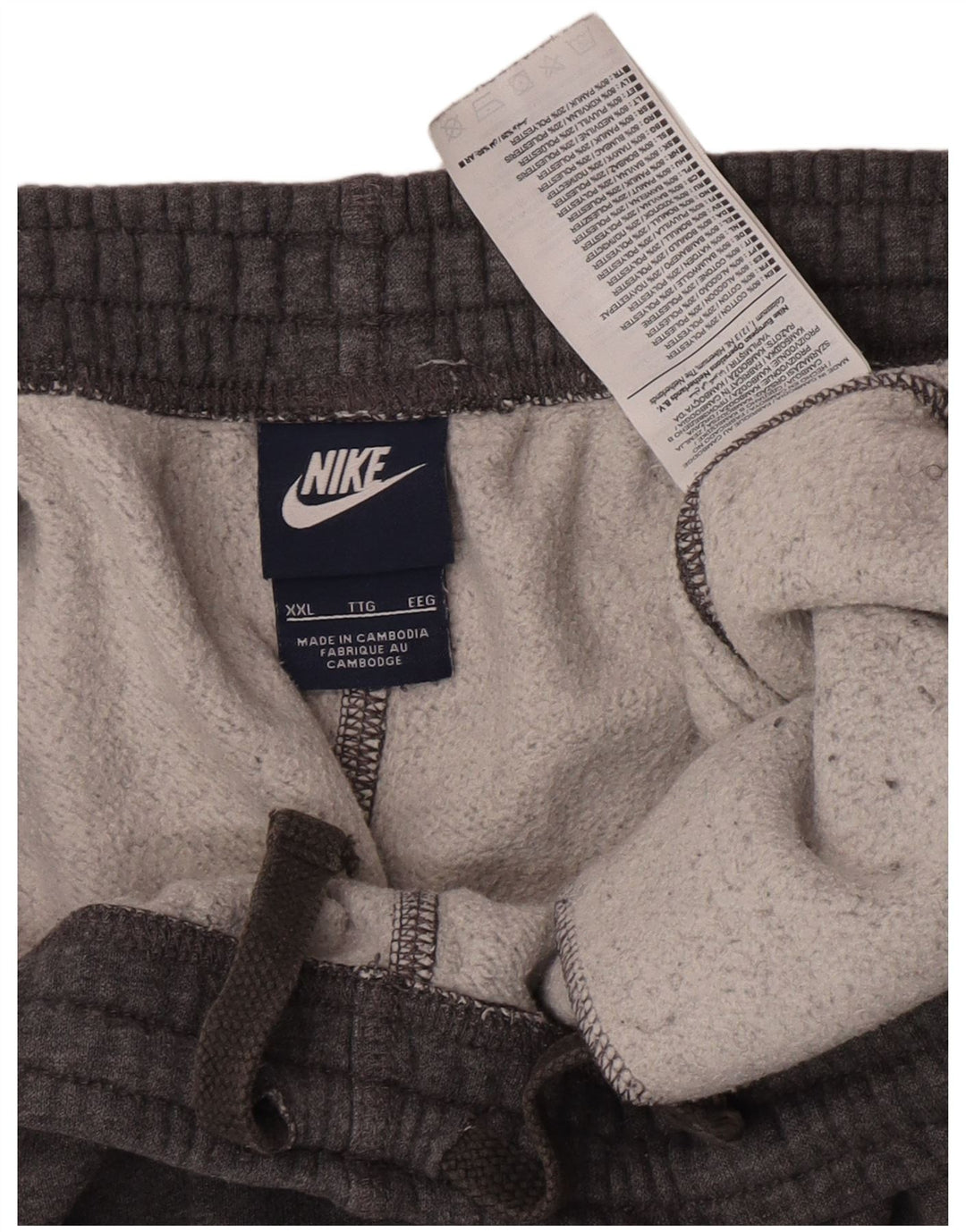 Мужские спортивные брюки Nike Joggers 2XL, серый хлопок