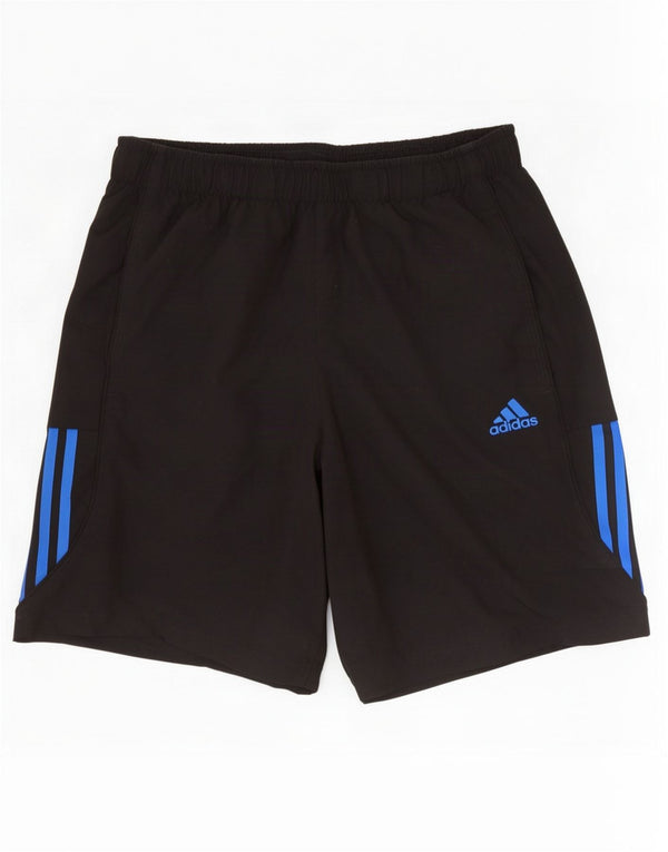 Мужские спортивные шорты Adidas Climalite, средний черный полиэстер