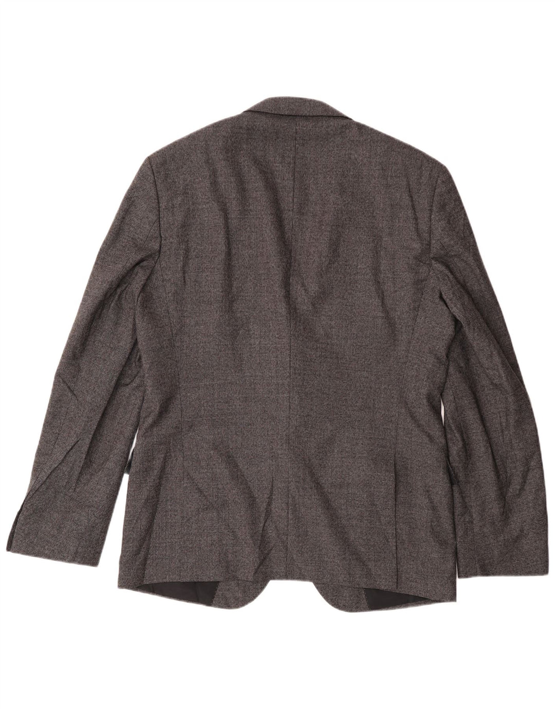 Мужской приталенный пиджак на 2 пуговицах Hugo Boss IT 52 XL Серый из натуральной шерсти