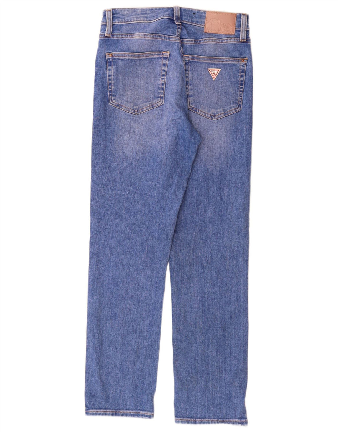 Женские прямые джинсы Guess W26 L28, синие, хлопок
