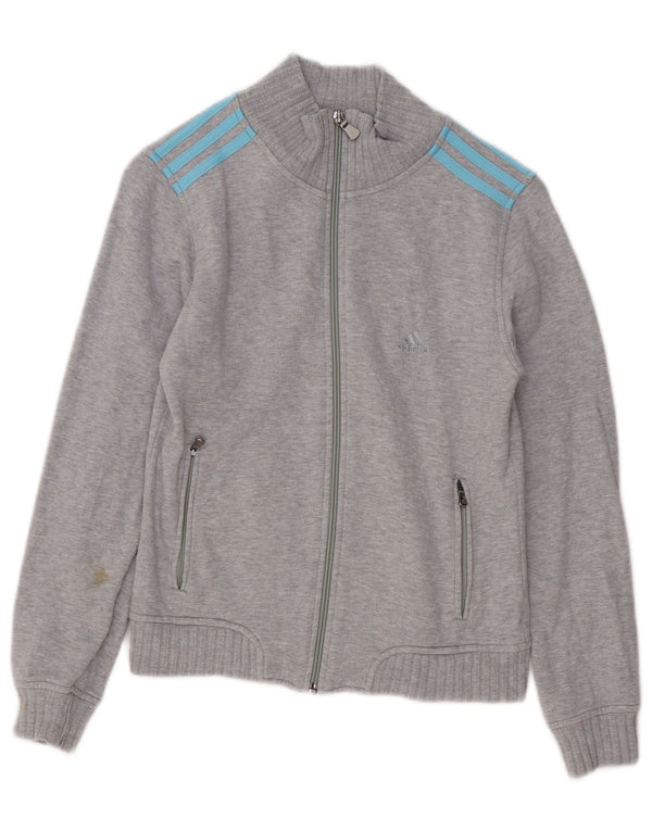 Женский спортивный костюм Adidas Top Jacket UK 6 XS Серый хлопок с крапинками