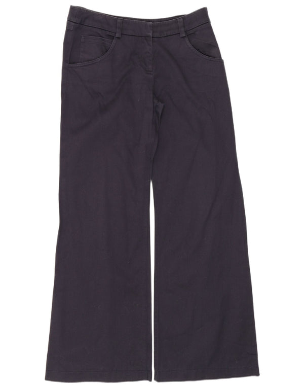 Женские повседневные широкие брюки Max & Co. UK 8 Small W28 L28 Темно-синие