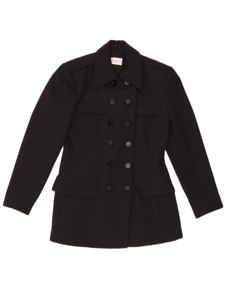 SPORTSTAFF Женский удлиненный пиджак UK 12 Средний черный