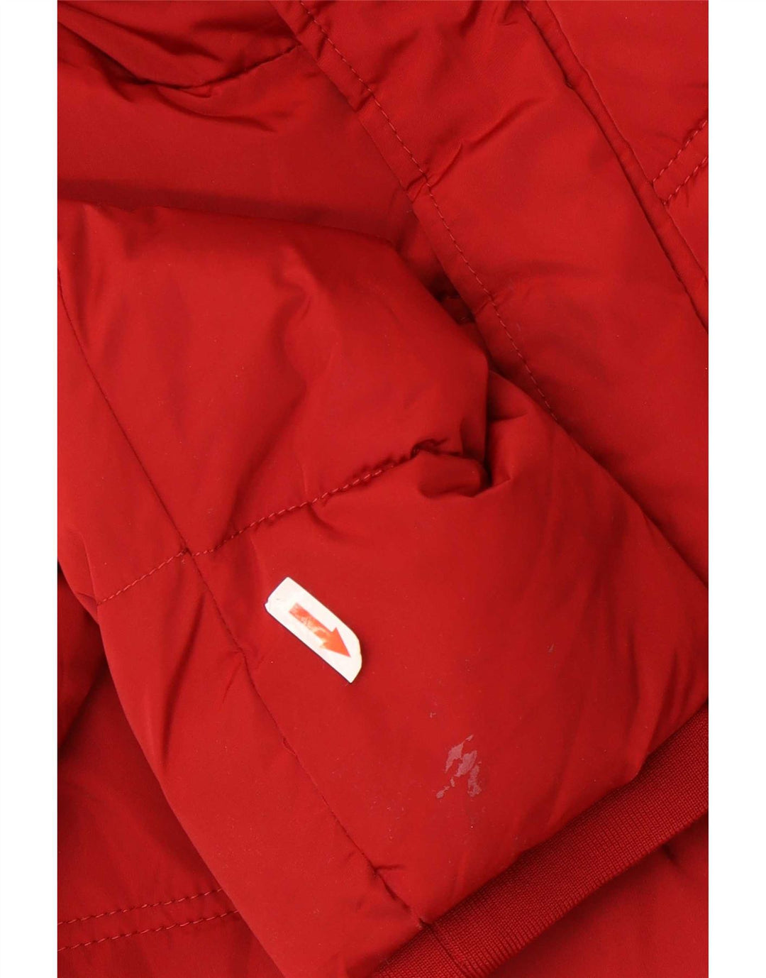 Мужская стеганая куртка с капюшоном Zara UK 44 2XL, красный полиэстер