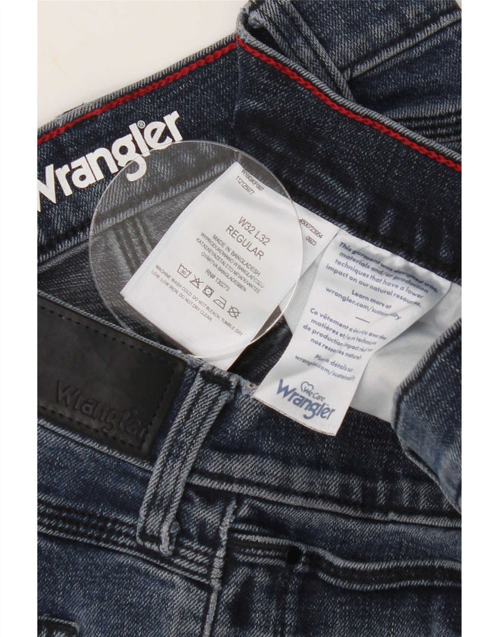Мужские джинсы Wrangler Regular Slim W32 L32, синие, хлопок