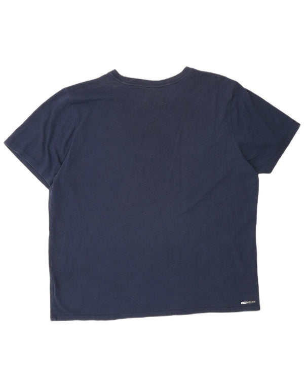Мужская футболка Hurley Dri Fit с рисунком, топ XL, темно-синий, хлопок