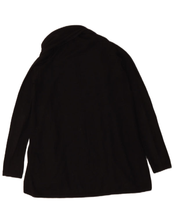 Женский кардиган Zara UK 10, маленький черный вискоза