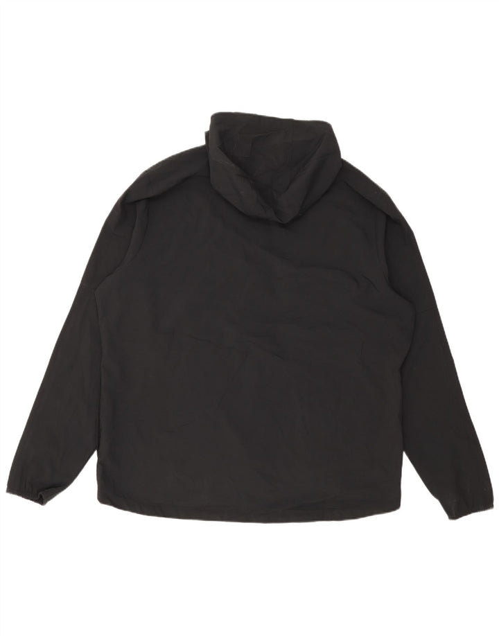 Мужская дождевик с капюшоном Nike UK 42 XL, черный полиэстер