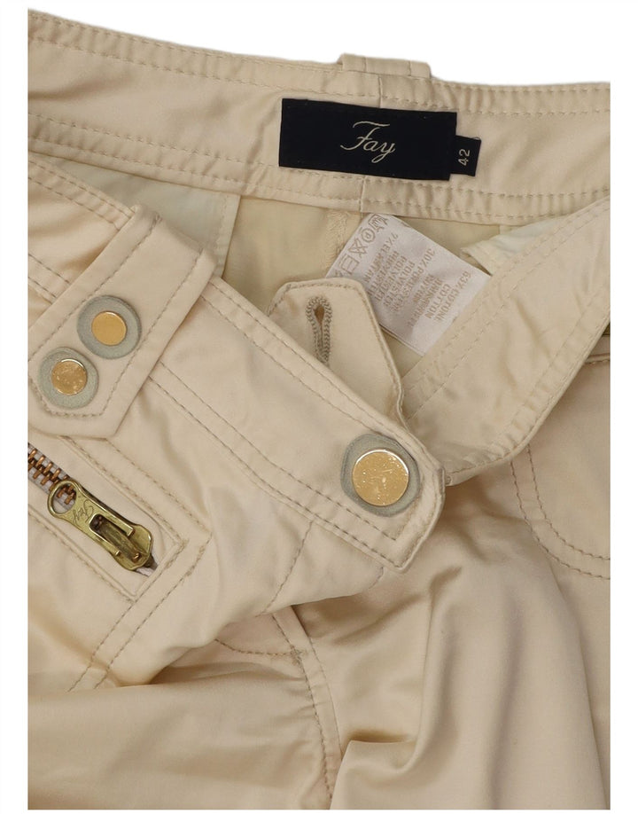 Женские капри Fay IT 44 Medium W30 L20 Off White Cotton