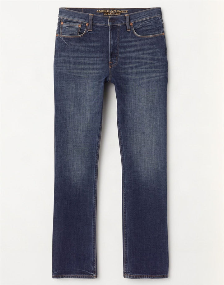 Мужские прямые джинсы American Eagle W33 L32, синий хлопок