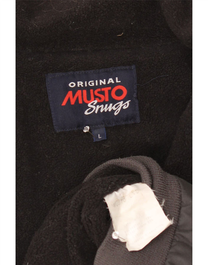 Мужская куртка-бомбер Musto UK 40, большая серая, полиэстер