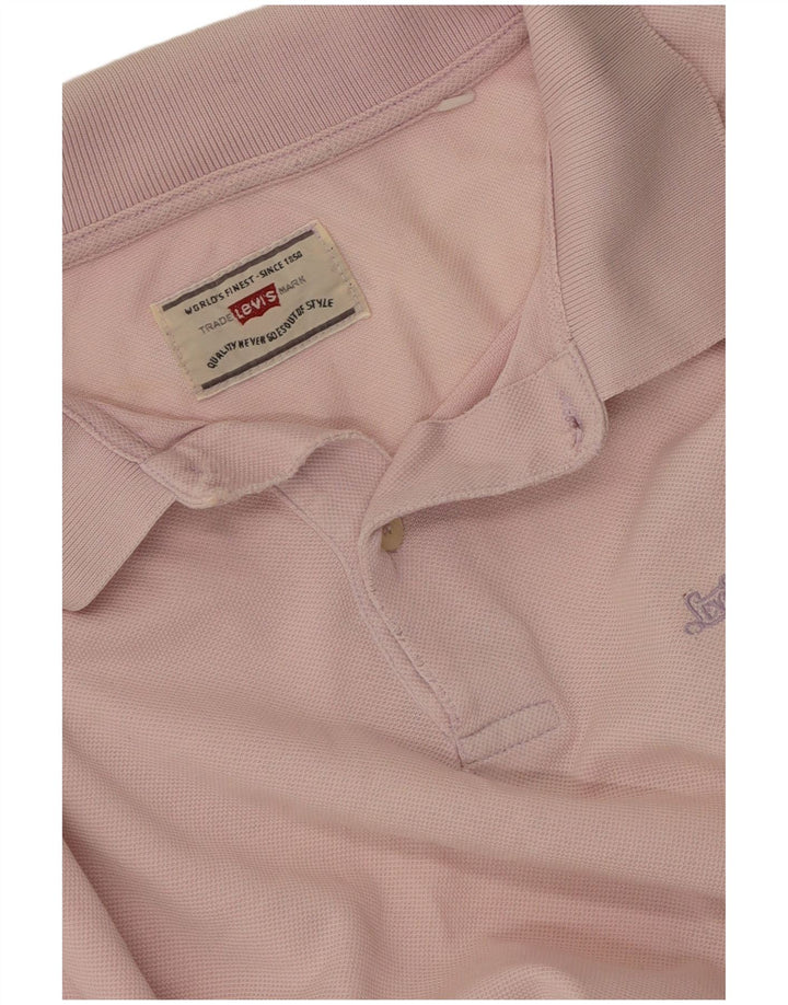 Мужская рубашка поло Levi's, большая розовая