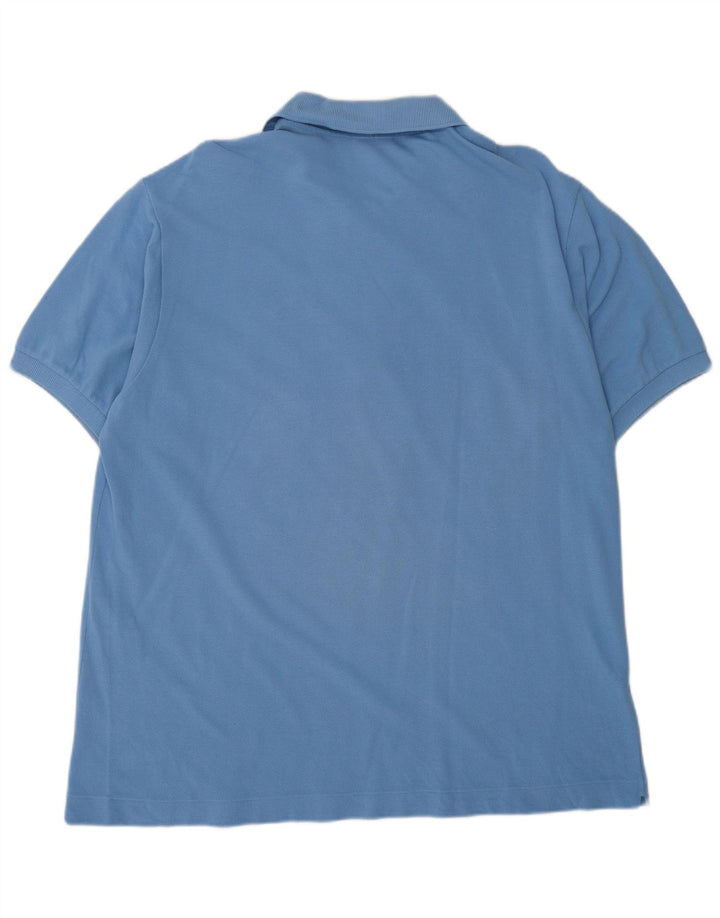 Мужская рубашка-поло LACOSTE, размер 6 XL, синяя, хлопок