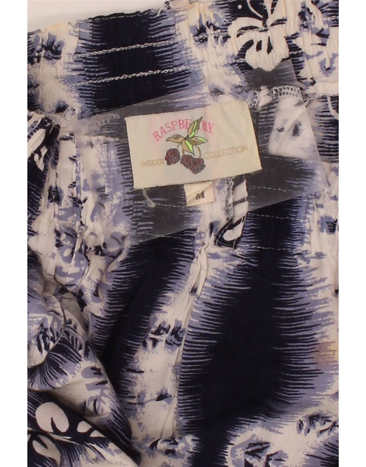 RASPBERRY Womens Maxi Skirt Medium W28  Blue Floral Vintage Raspberry and Second-Hand Raspberry from Messina Hembry 