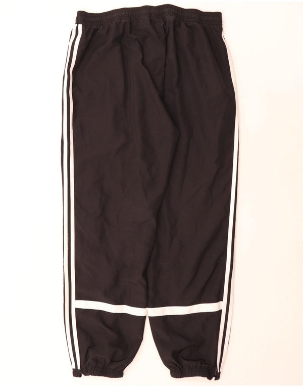 Мужские спортивные брюки Adidas Joggers XL, черные полиэстер с цветными блоками