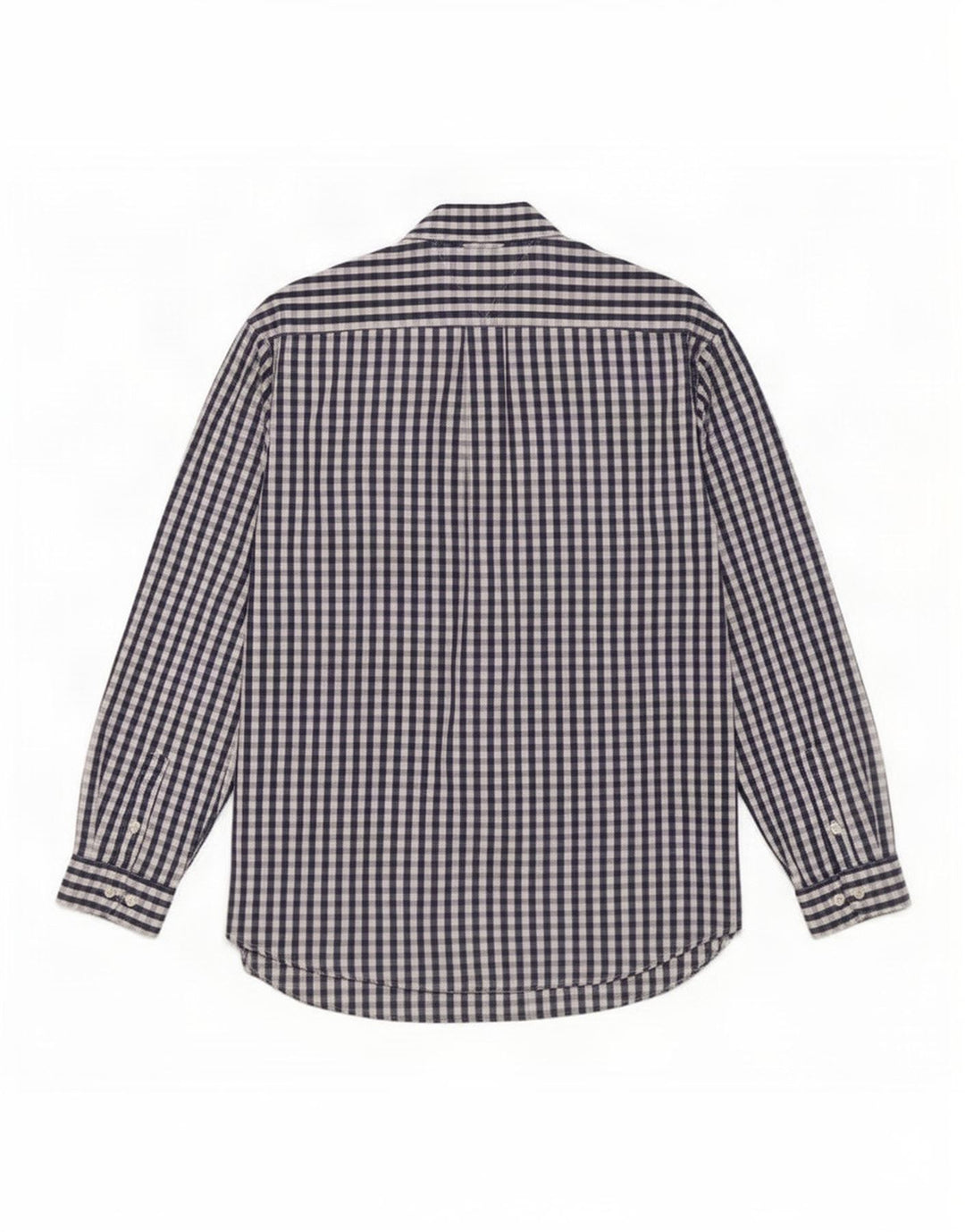 Мужская рубашка Tommy Hilfiger XL, темно-синяя, хлопок в мелкую клетку