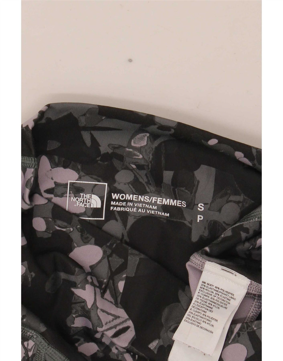 Женские леггинсы с абстрактным узором The North Face, Великобритания, 8 маленьких разноцветных