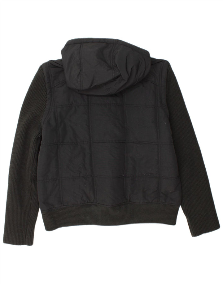 Мужская утепленная куртка Converse UK 40, большая, черная, нейлоновая