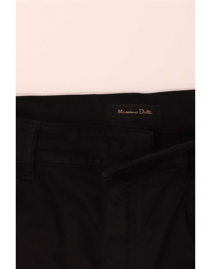 Женские узкие джинсы с высокой талией Massimo Dutti EU 40 Medium W30 L30, черные